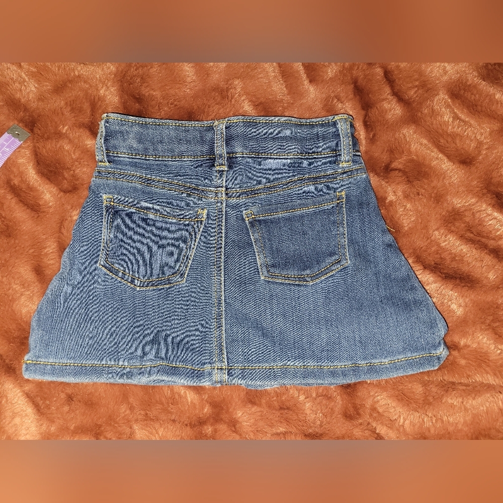 Carters Stretchy Denim Skirt - Picture 2 of 5